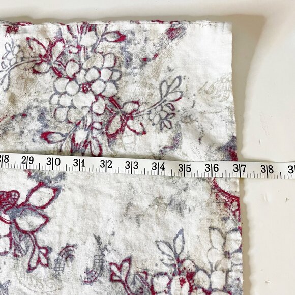 Vintage 90’s Hunts Club 100% Linen Floral Print Midi/Maxi Skirt Women’s Size 12 - Picture 7 of 9